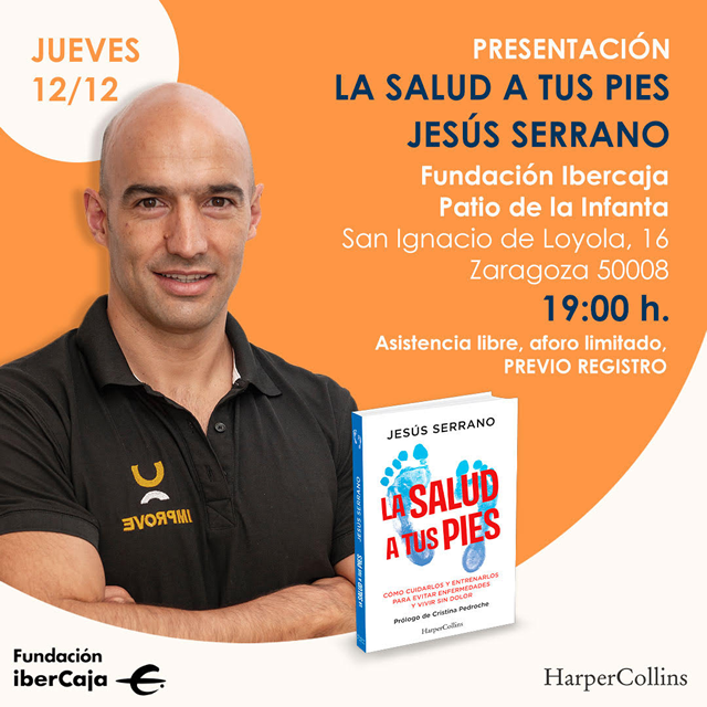 Presentación del libro 'La salud a tus pies', de Jesús Serrano. 